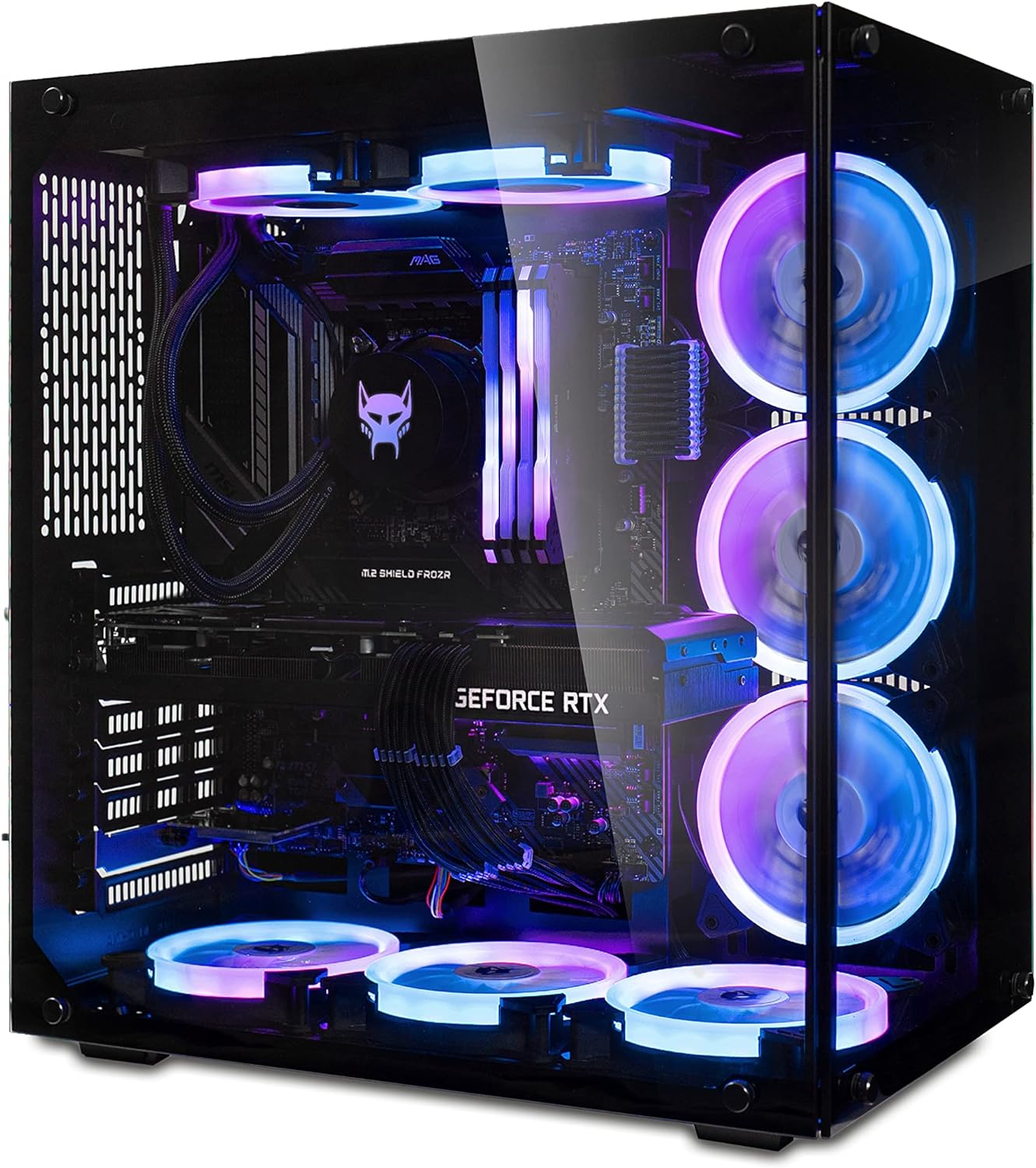 Q7 Hero | Gaming PC, AMD Ryzen 7 7800X3D 8X 5,00GHz 16 Threads, NVIDIA RTX 4080 16GB, 64GB RAM, 2TB NVMe SSD, Watercooling, WiFi 6, Windows 11