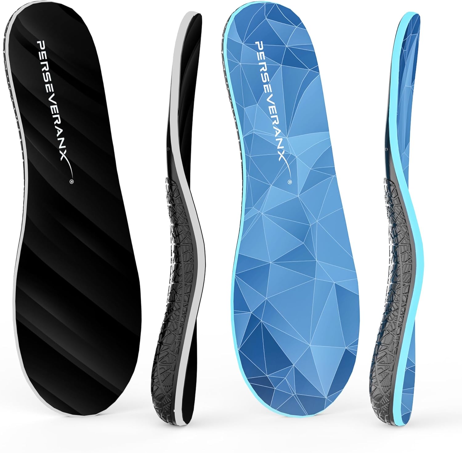 NASA Grade High Arch Shoe Inserts Bundle – Adaptive Comfort & Plush Cushioning for Women & Men – Premium Insoles for Stability, All-Day Relief & Shock Absorption