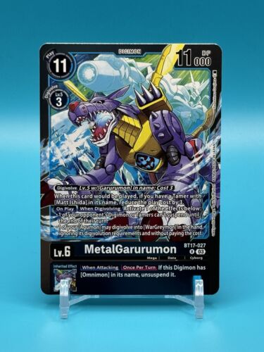 MetalGarurumon – BT17-027 R – Digimon CCG – Secret Crisis NM