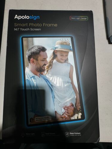 Apolosign Smart Photo Frame 14.1” Touch Screen Frameo 32GB WiFi