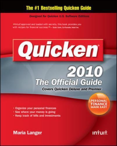 Quicken 2009 The Official Guide (Quic…, Langer, Maria