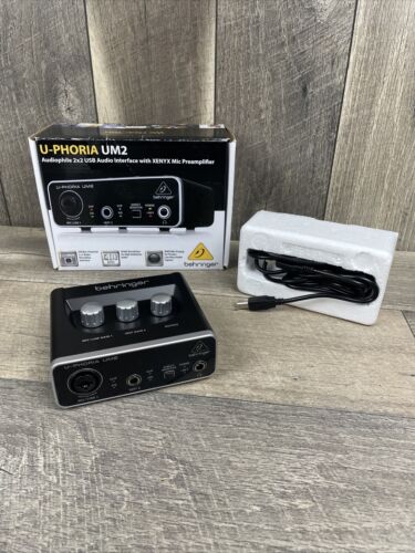 Behringer U-PHORIA UM2 Single Channel Audio USB Interface Tested