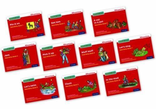 Read Write Inc. Phonics: Red Ditty books (Mixed Pack of 10) by Gill Munton (Engl