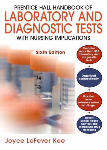 Prentice Hall Handbook of Laboratory and Diagnostic Tests with Nursi – VERY GOOD