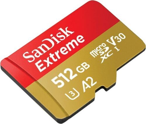 SanDisk 1TB/512GB/256GB Extreme Pro MicroSDXC UHS-I U3 A2 Memory Card W/ Adapter