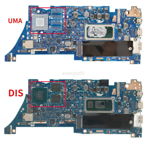 UX334FL Mainboard For Asus UX334FL UX434FAC Motherboard I5 I7 CPU 8GB 16GB