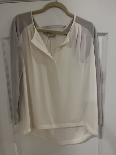 Ann Taylor Loft Sheer Blouse – Xs