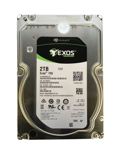 Seagate ST2000NM0135 2TB 7200RPM 128MB Cache 12Gbps 3.5″ SAS Internal Hard Drive