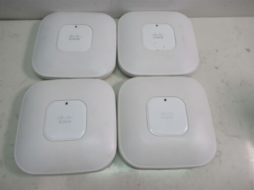 Lot of 4 Cisco AIR-Lap1142N-A-K9 Wireless Access Points 802.11n Dual Band