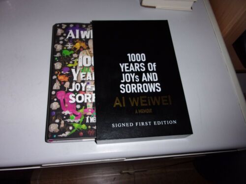 Signed Ai Weiwei 1000 Years Of Joys and Sorrows UK1st/1st Sprayed Edges Slipcase