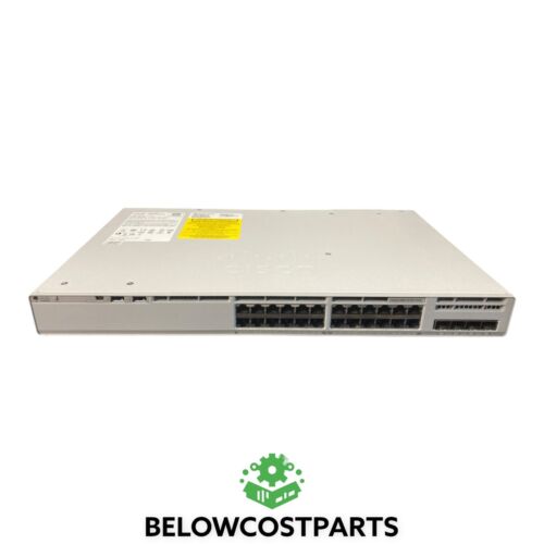 Cisco C9200L-24P-4G-E V03 24 Port PoE+ Catalyst 9200L Managed Network Switch