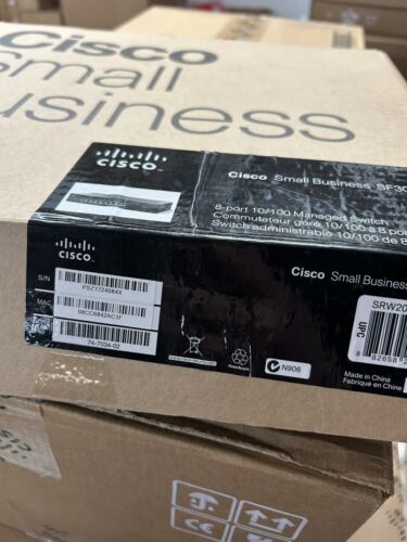 Cisco SRW208-K9-NA SF300-08 Layer 3 Switch 8 Ports Manageable 10/100Base-TX NOB