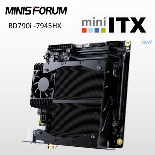 MINISFORUM BD790i MINI ITX Mainboard Motherboard AMD R9-7945HX CPU On Board