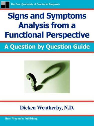 Signs and Symptoms Analysis from a Functional Perspective – Paperback – GOOD