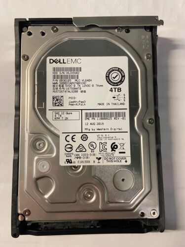 DELL/EMC HUS726T4TALS200 0B36105 US7SSN4T0 4TB 7.2K 3.5” SAS 12Gb/s DS620