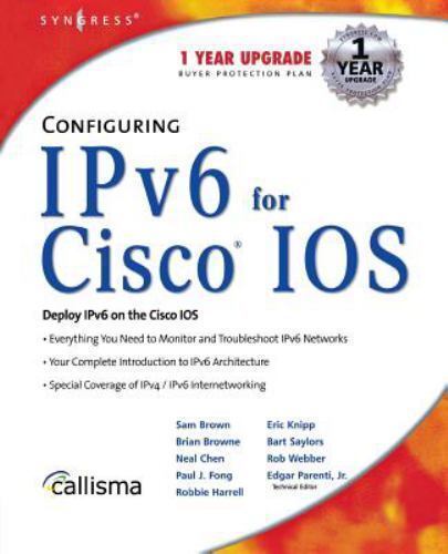 Configuring Ipv6 for Cisco Ios, Paperback by Brown, Sam; Chen, Neal; Fong, Pa…