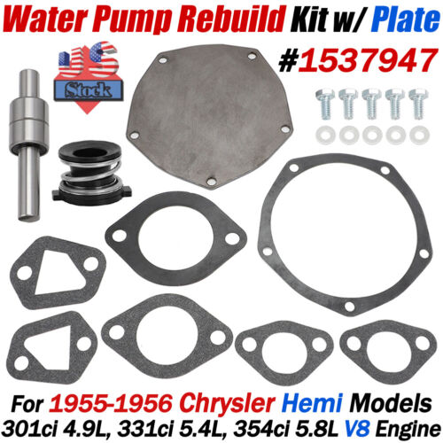 Water Pump 96BDGW45 for GTX Road Runner Fury Satellite III Gran Cuda Barracuda