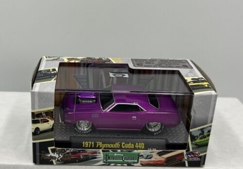 1:64 M2 MACHINES 1971 PLYMOUTH CUDA 440 DETROIT CRUISERS