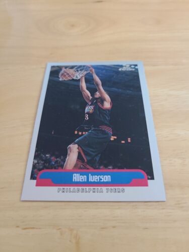 1999-00 Topps Chrome Allen Iverson #66 HOF Sixers $$$