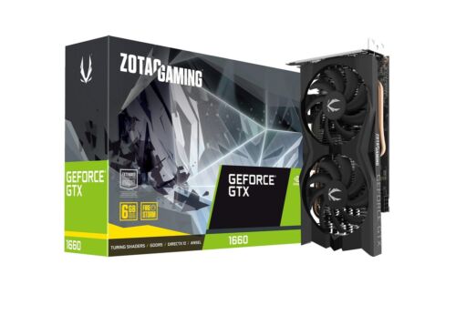 ZOTAC GeForce GTX 1660 6GB GDDR5 192-bit Gaming Graphics Card, Super Compact,…