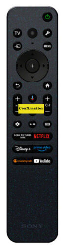 SONY RMF-TX820U Original 2024 TV Remote with Voice and New Cleanable remote case