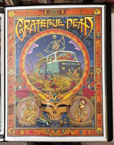 GRATEFUL DEAD Poster – 2022 – EMEK – GAN – Limited Timed Edition of 258/1675