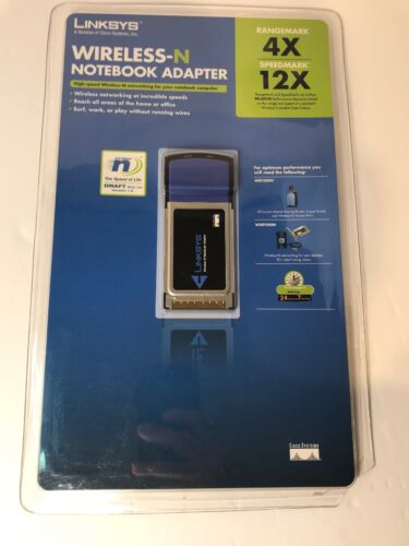 Linksys Cisco WPC300N Wireless-N Notebook Adapter  NEW SEALED Skua1