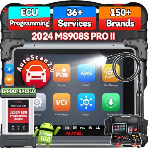 Autel MaxiSys MS908S PRO II Elite J2534 Programming Diagnostic Tool OBD2 Scanner