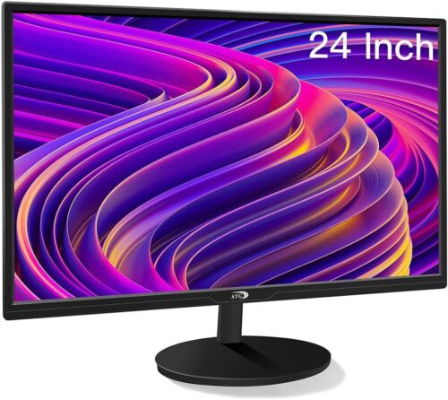 STGAubron 24”Gaming Computer Monitor, FHD 1920 x 1080P Office PC LED Display