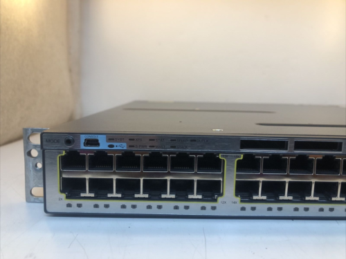 Cisco Catalyst 3750X Switch WS-C3750X-48T-L V02  w/ C3KX-NM-1G Network Module