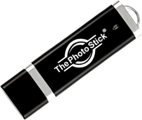 Fast 128GB ThePhotoStick – One-Click Backup for Photos & Videos, Safe Storage