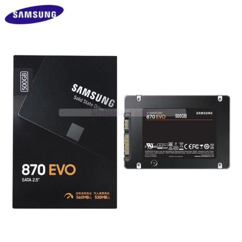 SAMSUNG 2.5 in 870 EVO SSD 500GB Internal Solid State SATA 3 for Laptop Desktop