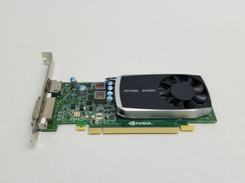 Lot of 2 Nvidia Quadro 600 1 GB DDR3 PCI Express 2.0 x16 Desktop Video Card