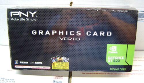 PNY NVIDIA GeForce GT 620 (VCGGT620XPB) 1GB / 1GB (max) DDR3 SDRAM PCI Express 2