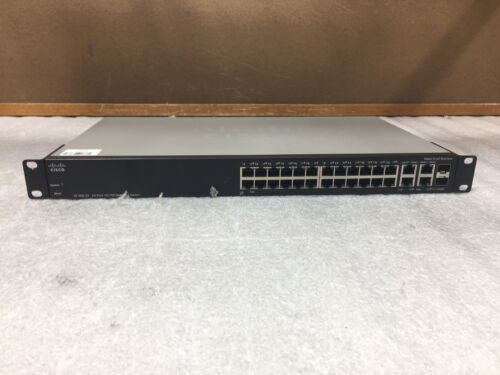 CISCO SF300-24 SRW224G4-K9 V01 24 PORT 10/100 Managed Network Switch Reset