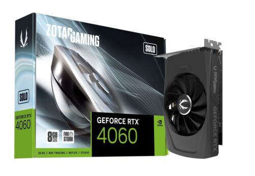 ZOTAC GeForce RTX 4060-8GB SOLO GDDR6 Graphics card