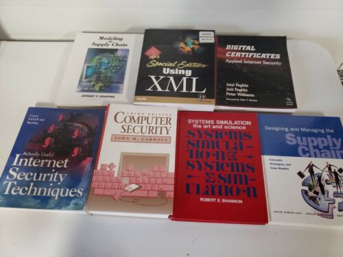 Using XML Special Edition CD-Rom Modeling Supply Chain Computer Security Books +