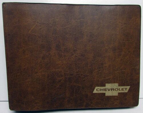 1971 Chevrolet Dealer Album Color Fabric Data Chevelle Corvette Camaro Nova Vega