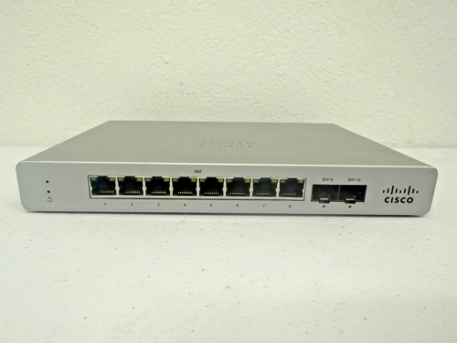 Cisco Meraki MS120-8 Cloud Managed Switch – MS120-8-HW UNCLAIMED NO ADAPTER