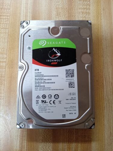 Seagate IronWolf ST8000VN0022 8 TB,Internal,7200 RPM,3.5 inch Hard Drive