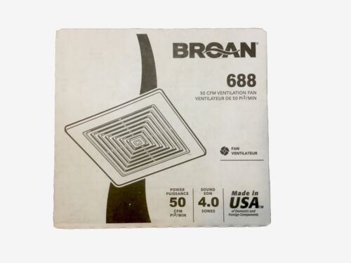 Broan Ventilation Fan Bathroom Wall Ceiling Ventilation Fan Economy 688