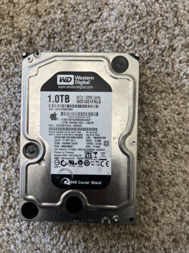 WD1001FALS-40Y6A0 dcm: HANNHTJAAB  Apple 655-1567A  1TB SATA HDD 3.5 5105 (G3)