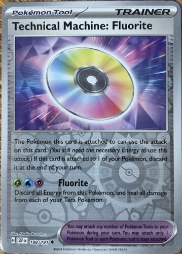 Technical Machine: Fluorite 188/191 – Reverse Holo – Surging Sparks – Uncommon