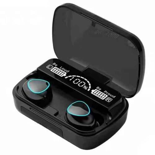 Pro Gaming Earbuds Bluetooth 5.3 LED Light Earphones Noise Cancellation With Mic