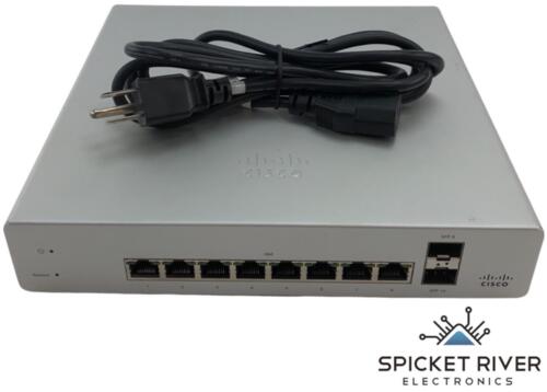 Cisco Meraki MS220-8P 8-Port Ethernet PoE Switch – Unclaimed w/ Power Cord