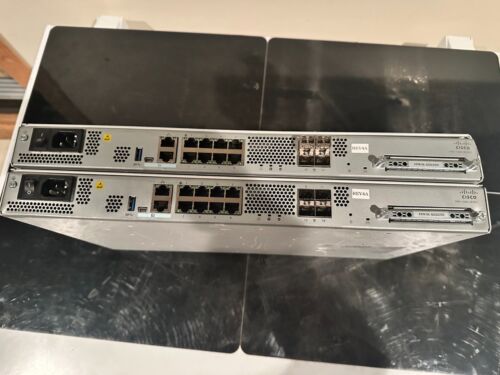 TWO (1 pair) Cisco Firepower FPR-1150 Firewall Security Appliance (Demo Units)