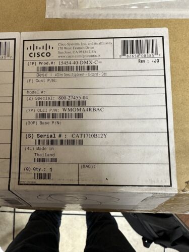 Cisco 15454-40-DMX-C 40-Channel