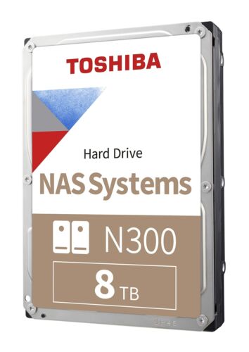 Toshiba N300 8TB NAS 3.5-Inch Internal Hard Drive – CMR SATA 6 GB/s 7200 RPM …