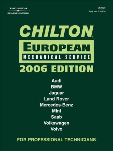 European Mechanical Service Hardcover Chilton Automotive Editoria