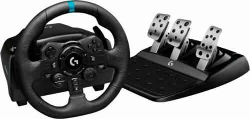 Logitech G923 Racing Wheel and Pedals for PS 5, PS4 and PC featuring TRUEFORCE